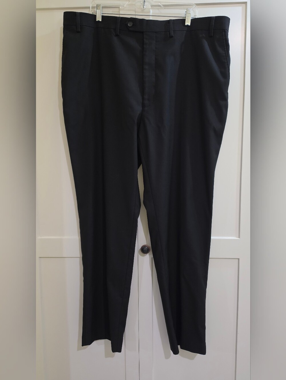 Men's Shaquille O'Neal Black Dress Pants - Classic Tailored Fit